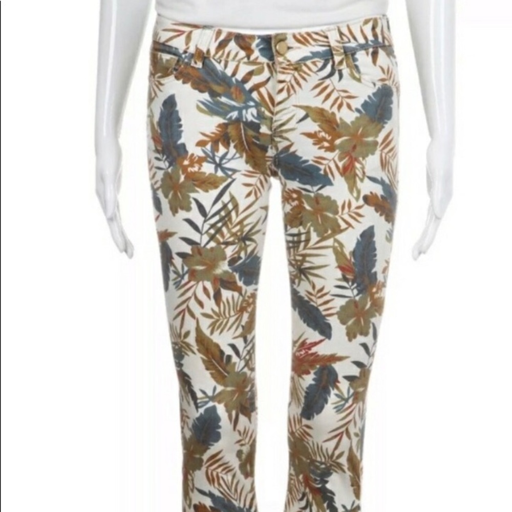 Zara print jeans